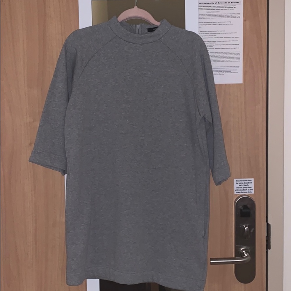 Forever 21- grey sweater dress.